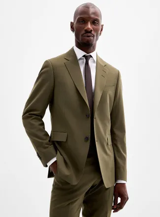 Tiger Of Sweden Mens Justin olive jacket Slim fit