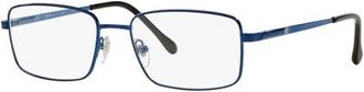 Sferoflex 57mm Rectangle optical glasses in Blue at Nordstrom