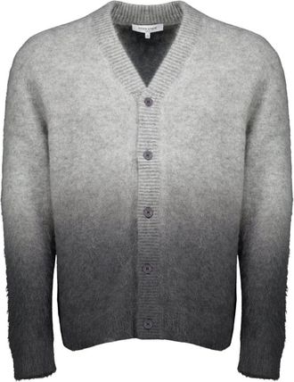 Maison Kitsun&eacute; Cardigan effetto sbiadito - - Knitwear - Uomo - Grigio - XL