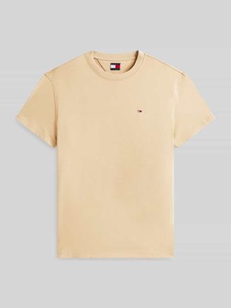 Tommy Jeans Regular Fit T-Shirt aus reiner Baumwolle in Beige, Gr&ouml;&szlig;e XXL
