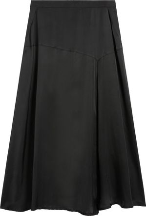 Pence Flared Fabric Midi Skirt