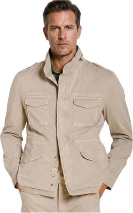 Mason's M74 Delamere Jacket - Heren - Zomerjassen - Beige - 2XL - Katoen - Jassen