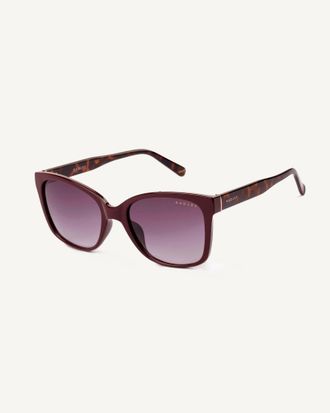 Radley London Burgundy Classic Square Sunglasses Carlton Close SS26 Radley London