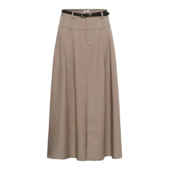 Kaffe Gonne midi - - Skirts - Donna - Grigio - S