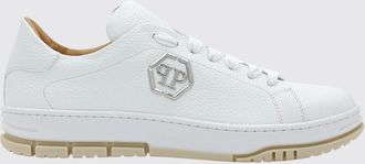 Philipp Plein Sneakers low-top in pelle liscia con logo Hexagon e monogram