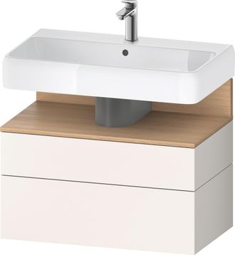 Duravit Duravit - Qatego Meuble Sous-lavabo, 1 Tiroir Et 1 Tiroir