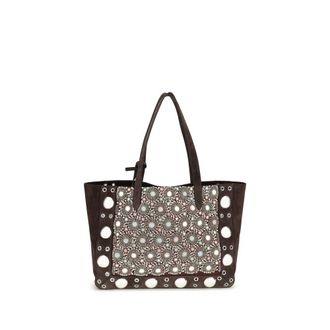 Valentino Garavani Brown Calf Leather Bos Taurus Shoulder Womens Bag