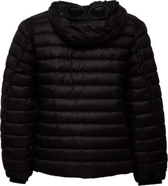 C.P. Company Mens Down Jacket Black Nylon Polyamide Padded &