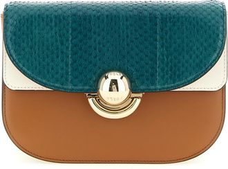 Furla Brown/Green Sfera Mini Crossbody Bag