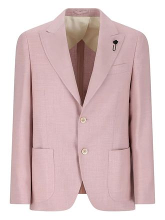 Lardini patch-pocket blazer - Pink