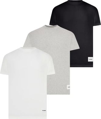 Jil Sander Set di 3 T-shirt - Bianco