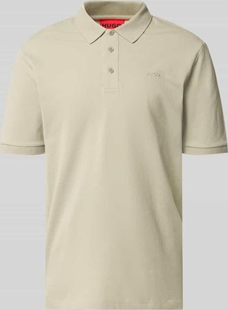 HUGO BOSS Regular Fit Poloshirt aus reiner Baumwolle Modell DONOS222 in Grass, Gr&ouml;&szlig;e XXL