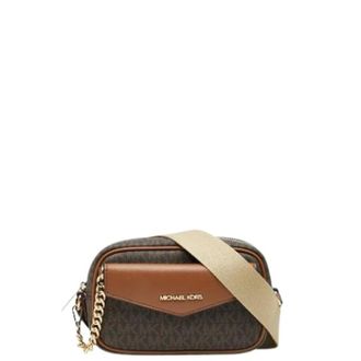 Michael Kors Pre-owned Pouch Shoulder Bag - Dames - Pre-owned - Bruin - Maat: ONE Size Leer