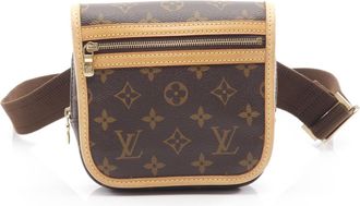 Louis Vuitton Brown Coated Canvas Leather Fanny Pack (Pre-Owned)