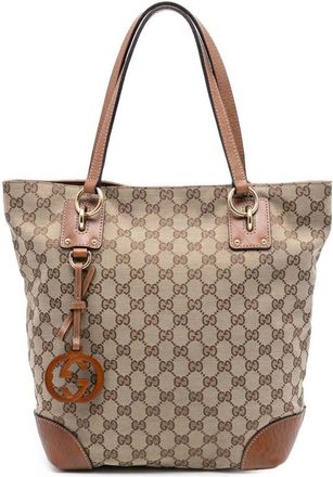 Gucci Pre-owned Gucci Medium GG Canvas GG Charm Tote Ladies 247237 213048