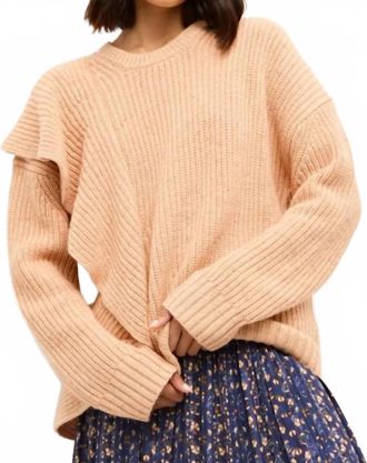 Marie Oliver Andrea Sweater In Creamsicle