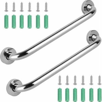 OEM Barras De Apoyo De Acero Inoxidable Para Ba&ntilde;o, Barras De Apoyo Resistentes De Acero Inoxidable Para Montaje En Pared Con Asa, Barras De Apoyo De Acero