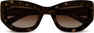 Gucci Occhiali da sole cat-eye - Marrone