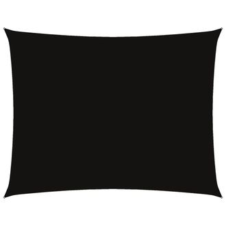 Berkfield Home Sunshade Sail Oxford Fabric Rectangular 6x8 m Black