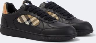 Burberry Terrace Burberry Check leather sneakers