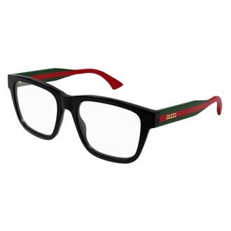 Gucci Vierkant Optisch Montuur - unisex - Brillen - Zwart - 53 MM - Accessoires