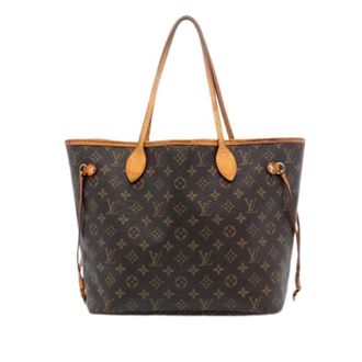 Louis Vuitton Pre-owned Tote Bags, female, Brown, Size: ONE SIZE Pre-owned Neverfull MM