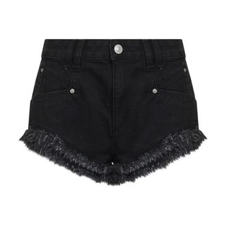 Isabel Marant Dames, Korte broeken, Zwart, Maat: 2XS Denim