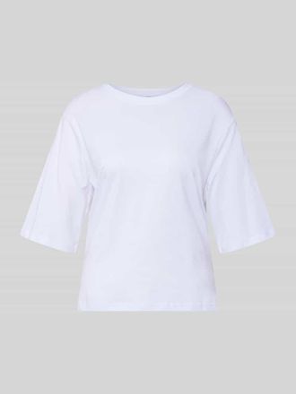 Soyaconcept Boxy Fit T-Shirt aus Bio-Baumwolle Modell Derby in Weiss, Gr&ouml;&szlig;e XXL