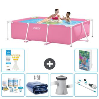 Intex Piscina Con Estructura Rectangular - 220x150x60 Cm - 7-piezas S165