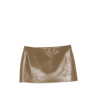 Khaite Dames, Rokken, Groen, Maat: 2XS Leer