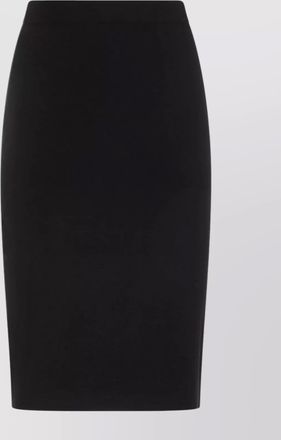 Saint Laurent knee-length high-waisted wool pencil skirt