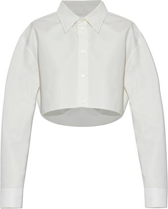 Balenciaga Shirts, female, White, Size: XS Short Shirt