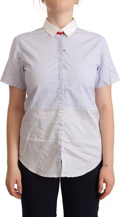 Aglini Cotton Short Sleeves Colla Polo Womens Top