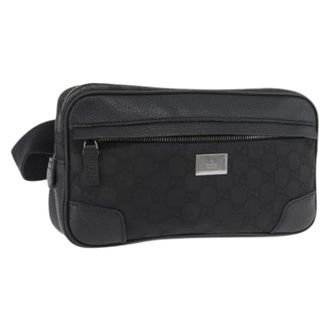 Gucci Pre-owned Belt Bags, female, Black, Size: ONE SIZE Pre-owned Vintage Waist Bag