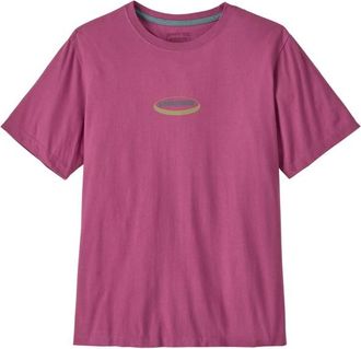 Patagonia 95 Oval Logo T-Shirt T-Shirt f&uuml;r Herren | lila