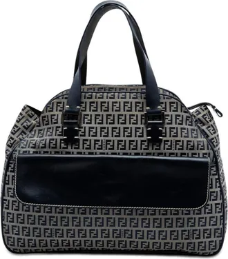 Fendi Pre-owned Fendi Zucchino Canvas Handbag Ladies CTDKZ8MNMTESYAED