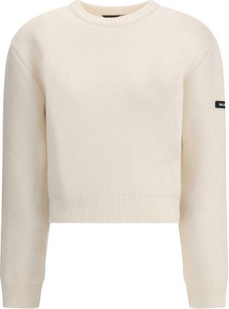 Balenciaga White Wool Womens Sweatshirt