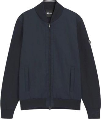 HUGO BOSS Hombre, Sudaderas, Azul, Talla: L