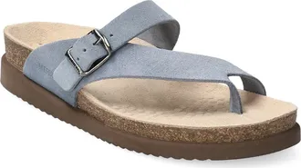 Mephisto Helen Toe Loop Sandal in Sea Blue at Nordstrom, Size 12