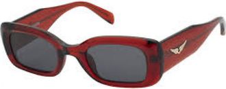 Zadig&Voltaire Womens SZV372 49 490AGN Sunglasses - Red - One Size