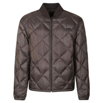 Prada Piumino Jas - Heren - Jassen - Bruin - Maat: M Poliester