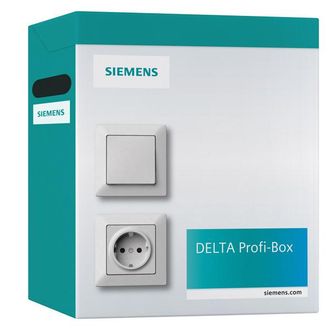 SIEMENS Elektro Delta Profibox Caja De Enchufes Blanco