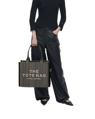 Marc Jacobs Womens Tote Bag Beige Cotton - Tote-Bags