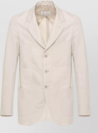 Maison Margiela silk blend suit jacket