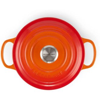 LE CREUSET Signature Br&auml;ter Rund 18 Cm Ofenrot