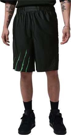Nike Jordan Brooklyn Cat Scratch Shorts Black Scream Green IQ2157-010