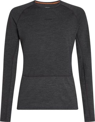 Icebreaker Merino 260 Zoneknit L/S Crewe Merinounterw&auml;sche f&uuml;r Herren | grau