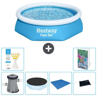 Bestway Piscina Bestway Fast Set Redonda - 244x61 Cm - 7-piezas S214
