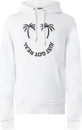 Diesel Hoodie met print - Heren - Sweatshirts & Hoodies - Wit - Maat: S Katoen