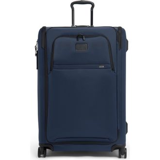 Tumi Alpha Large Dual Access Expandable Checked Luggage in Navy at Nordstrom